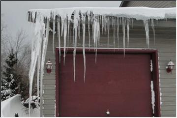 Roof ice