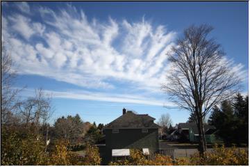 Blue sky and clouds