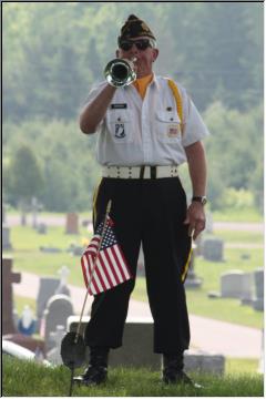 American Legion bugler