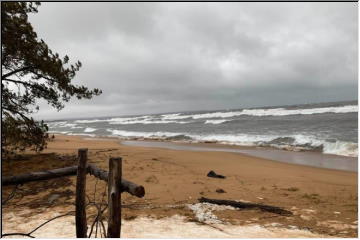 Lake Superior in waves