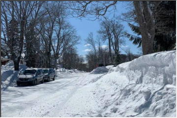 Laurium houses snowed in