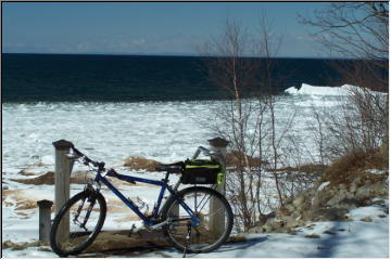 Chilly bike ride