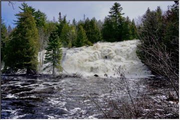 Spring at Bond Falls