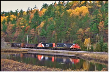 Trains and mountains