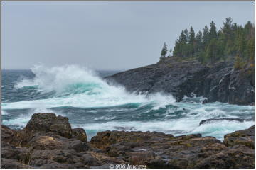 Washing the shoreline