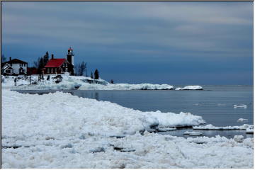 Icy Eagle Harbor