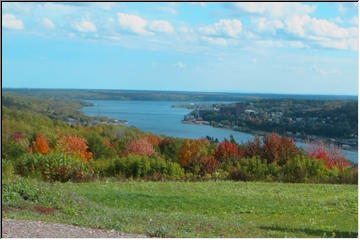 Fall is coloring the leaves