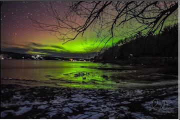 Northern Lights in Hancock