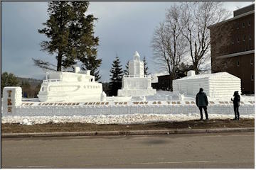 MTU Winter Carnival Statues