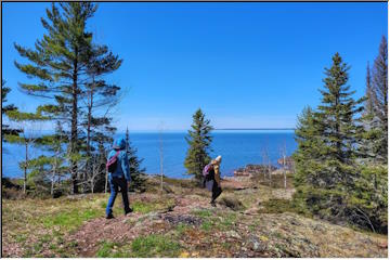 Hiking in the Keweenaw