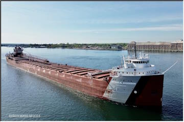 Freighters at the Soo