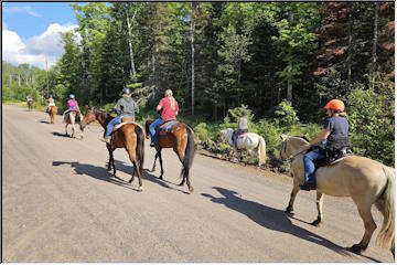 Summer trail ride