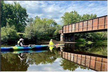 Kayaking on the Sturgeon River