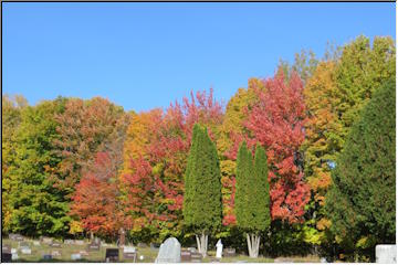 Colors in the cemetery