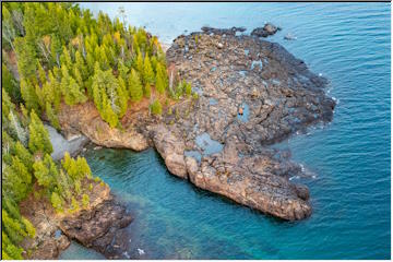 Aerial views of Marquette Blackrocks