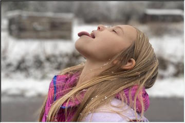 Catching snowflakes