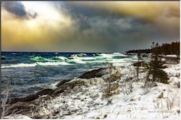 Keweenaw wind and waves