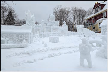 MTU Snow Statues