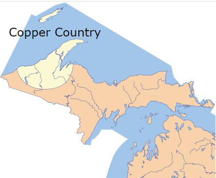 Copper Country Map